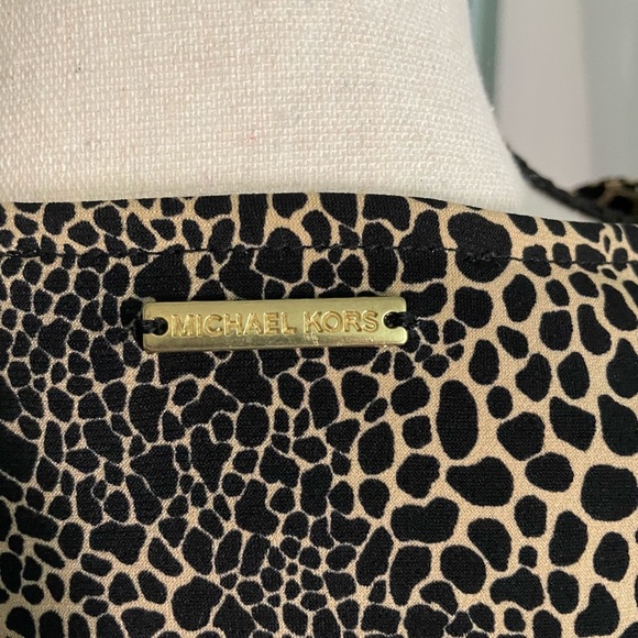 Michael Kors animal print top size small - Picture 4 of 9